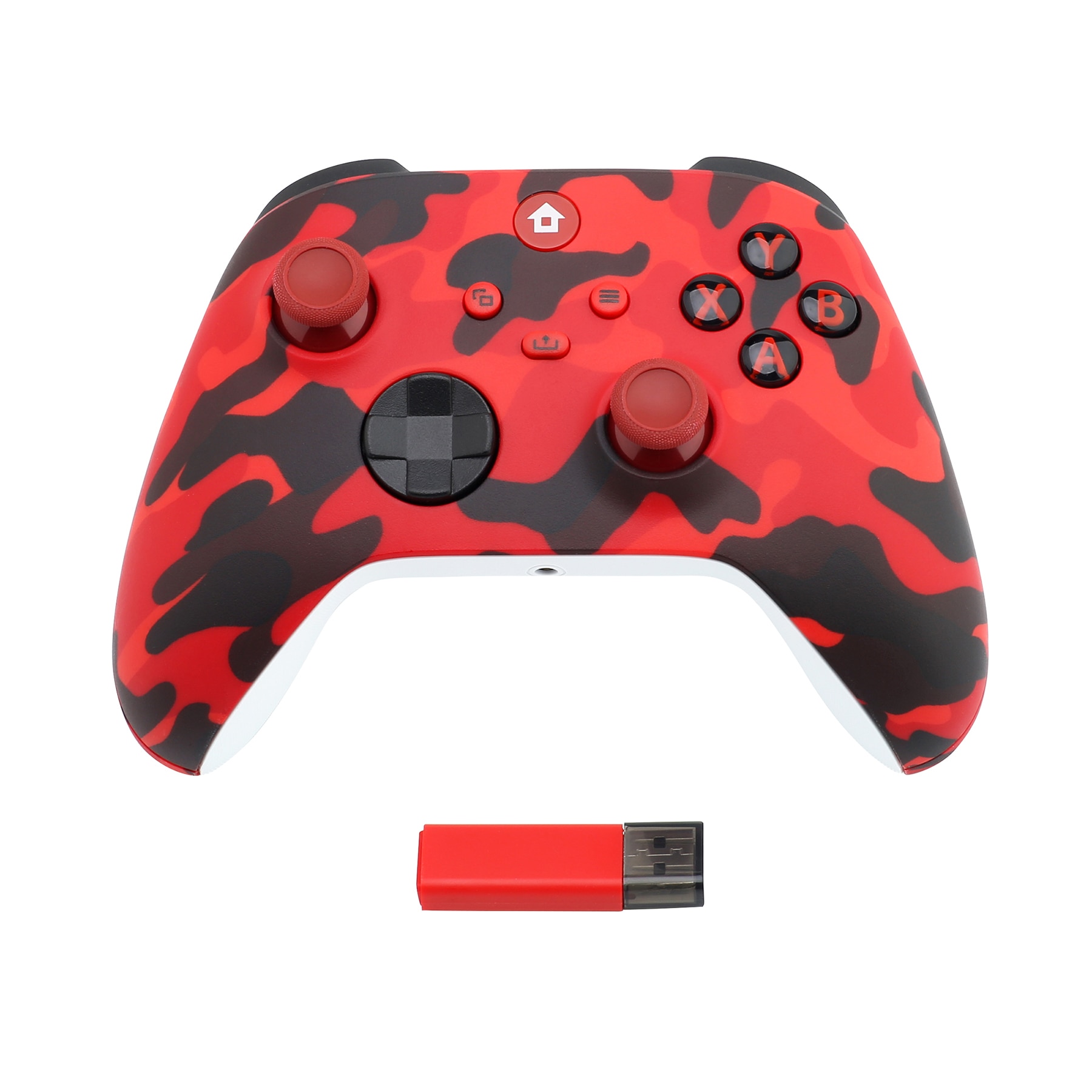 Fotografie Gamepad, Seilylanka, Wireless, Compatibil cu Xbox Series X/S, Rosu/Negru