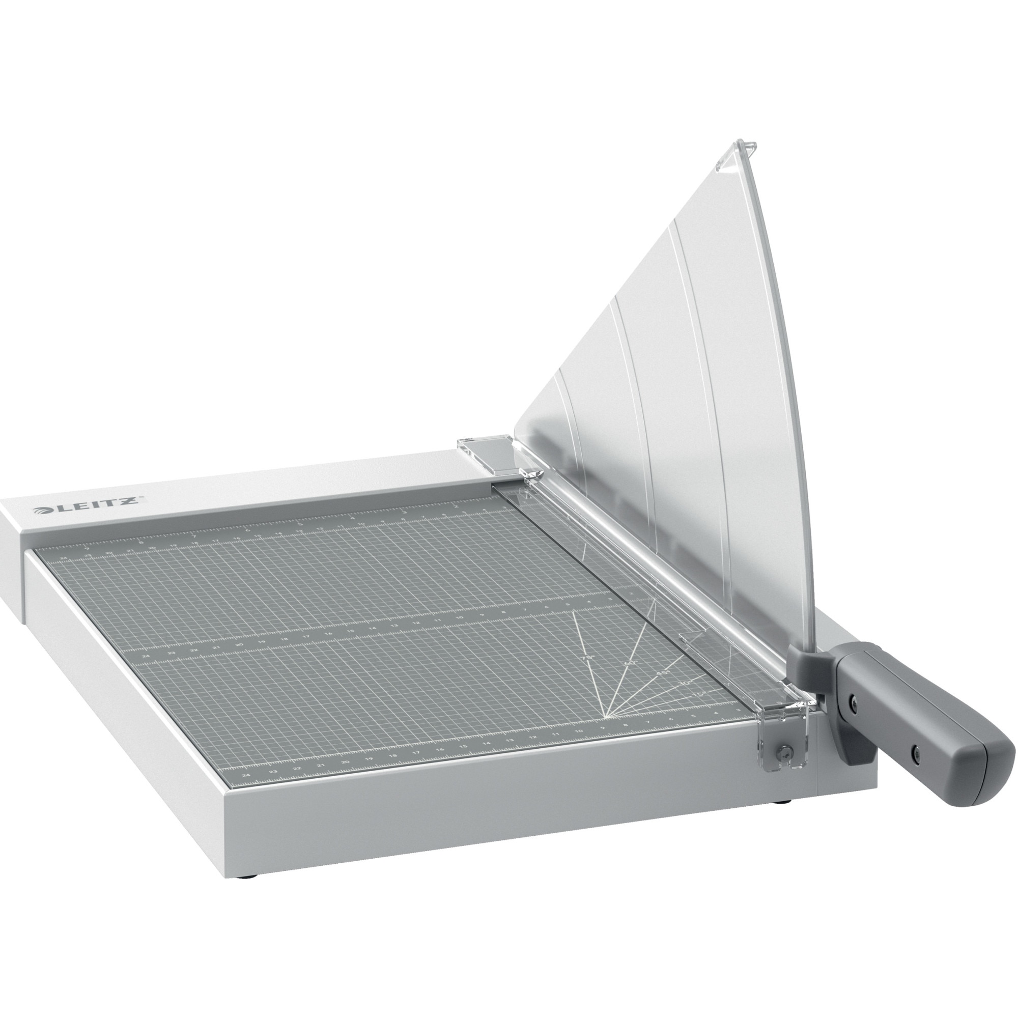 Fotografie Ghilotina Leitz Home Office Precision, A4, 10 coli, indicator laser inclus, gri
