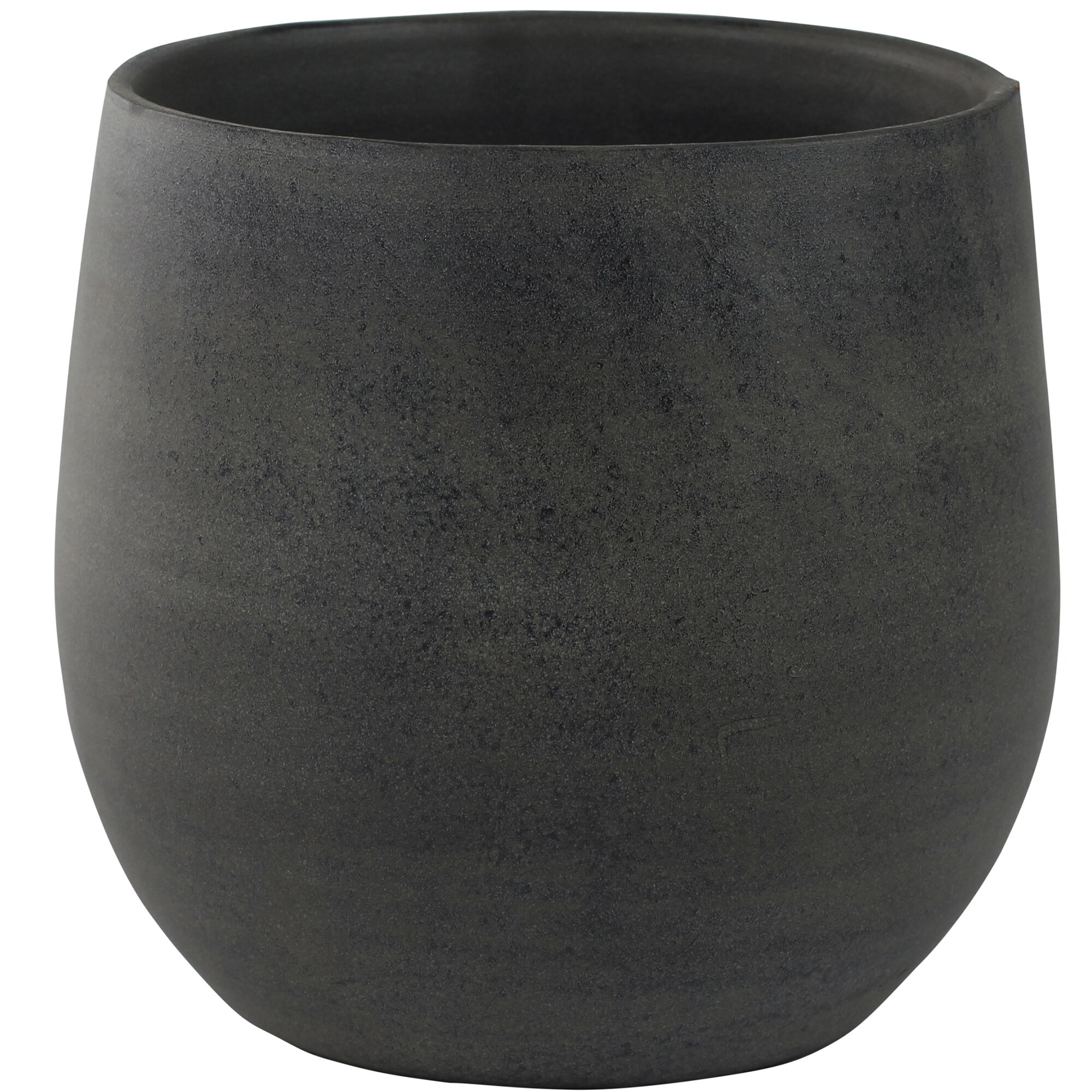 Fotografie Ghiveci ceramica Ter Steege, Esra culoare Graphite D22 H20 cm