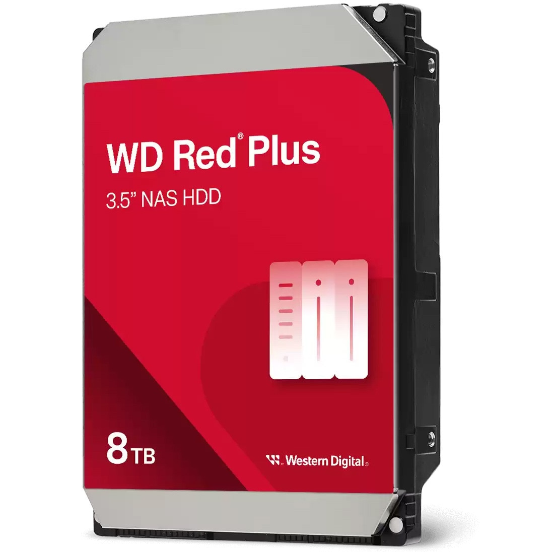 Fotografie HDD Western Digital Red Plus 8TB, 5640 RPM 256MB cache, SATA-III