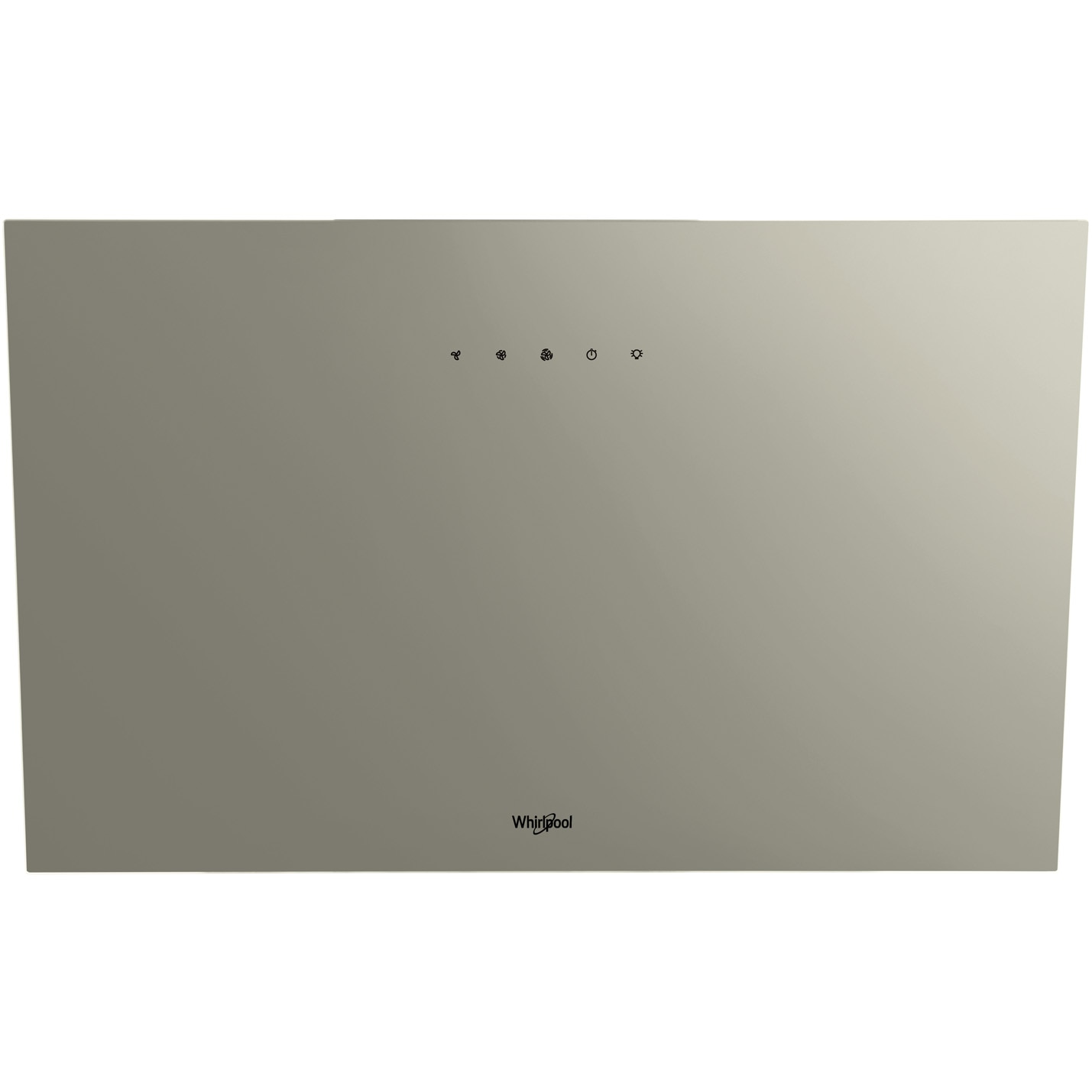 Fotografie Hota incorporabila decorativa Whirlpool WHVP 62F LT SD, Capacitate absorbtie 650 m3/h, Clasa A, 4 trepte de viteza, Booster, 1 motor, Control touch, Temporizator, 60 cm, Argintiu