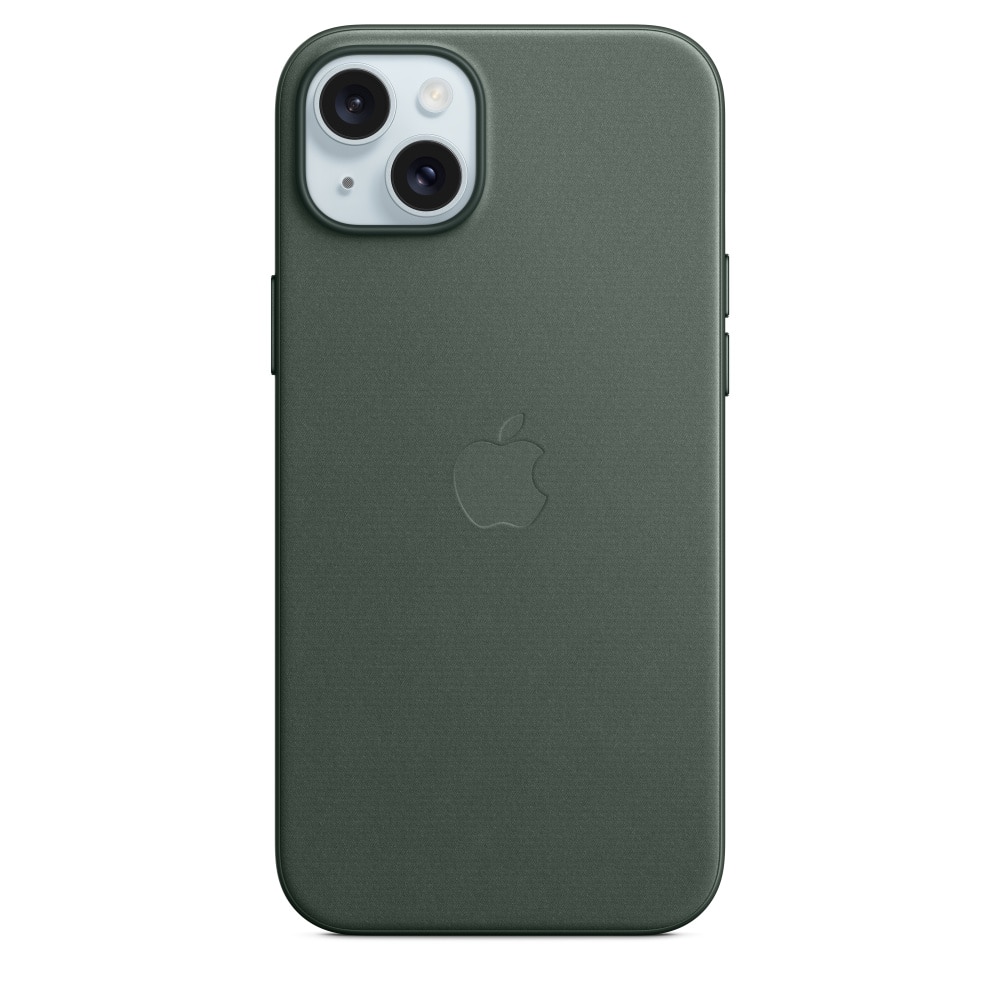 Fotografie Husa de protectie Apple FineWoven Case with MagSafe pentru iPhone 15 Plus, Evergreen