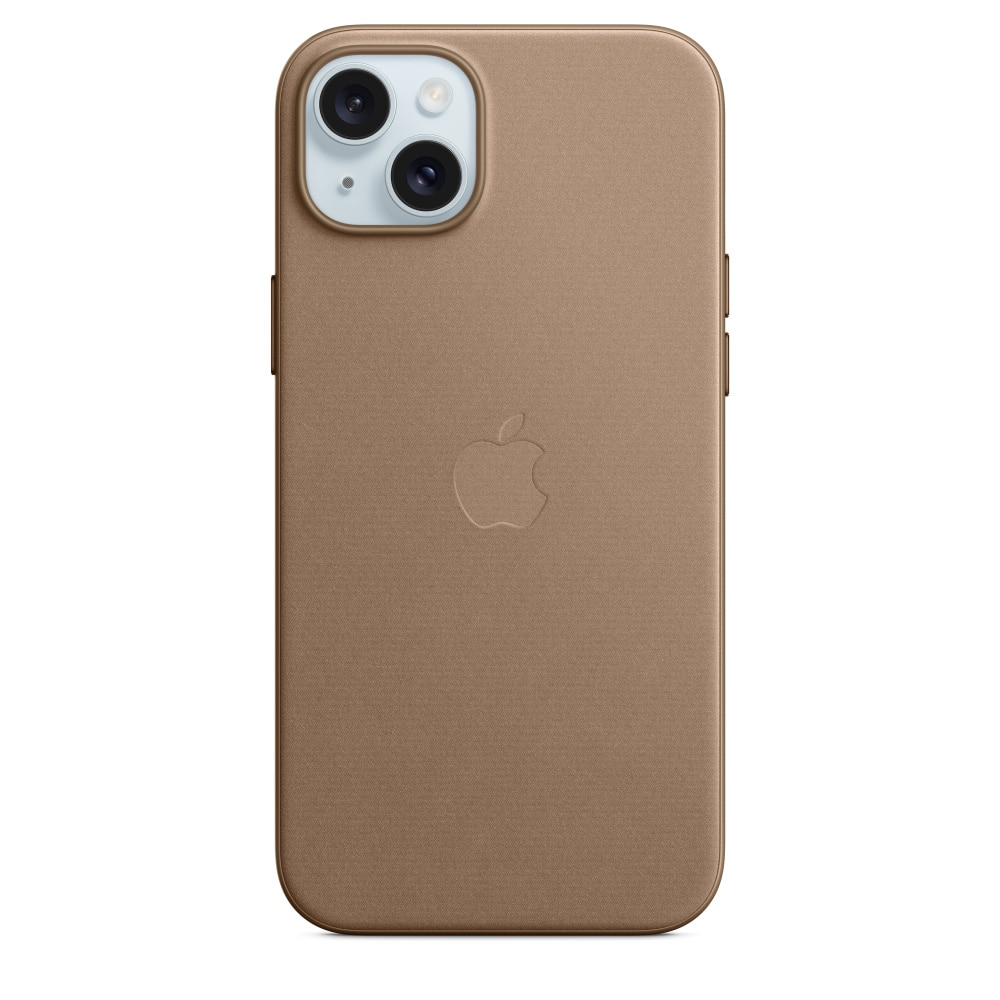 Fotografie Husa de protectie Apple FineWoven Case with MagSafe pentru iPhone 15 Plus, Taupe