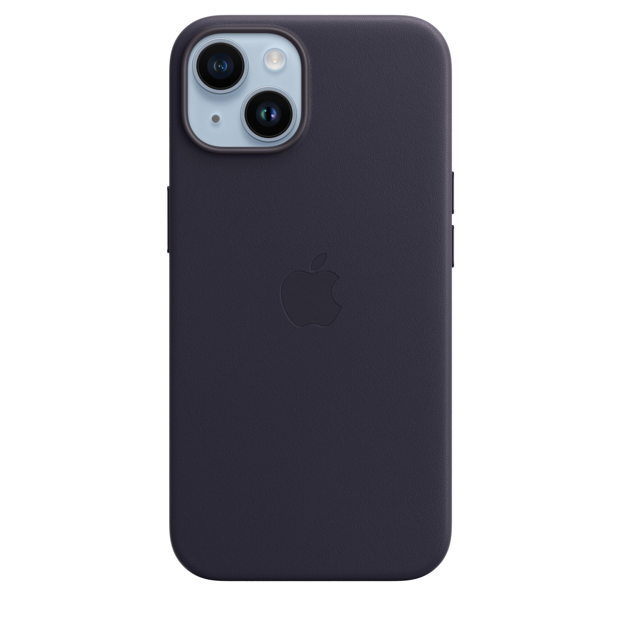 Fotografie Husa de protectie Apple Leather Case with MagSafe pentru iPhone 14, Ink