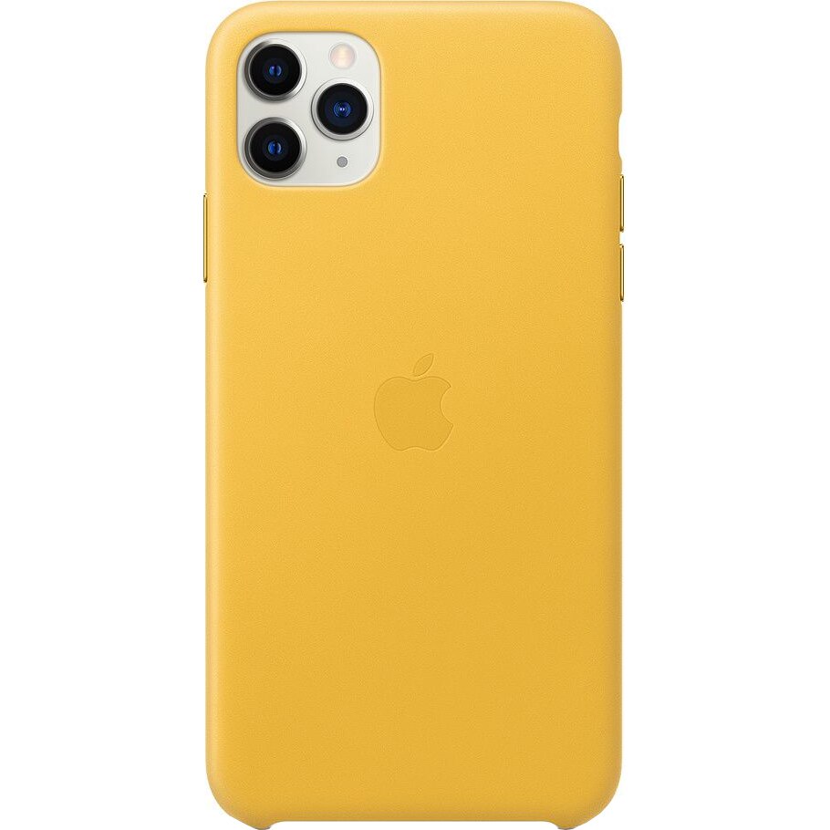 Fotografie Husa de protectie Apple pentru iPhone 11 Pro Max, Piele, Meyer Lemon