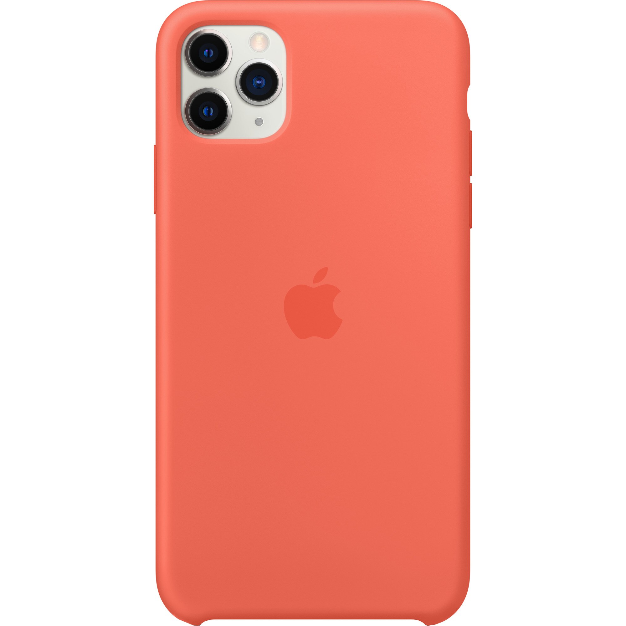 Fotografie Husa de protectie Apple pentru iPhone 11 Pro Max, Silicon, Clementine