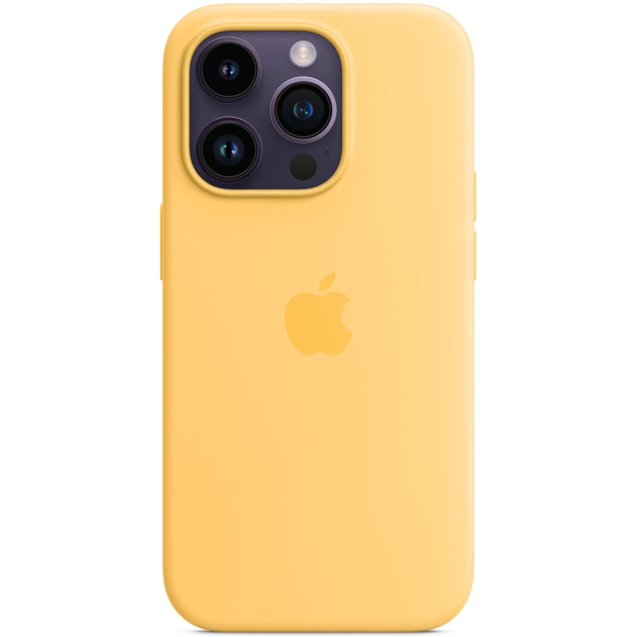 Fotografie Husa de protectie Apple Silicone Case with MagSafe pentru iPhone 14 Pro, Sunglow