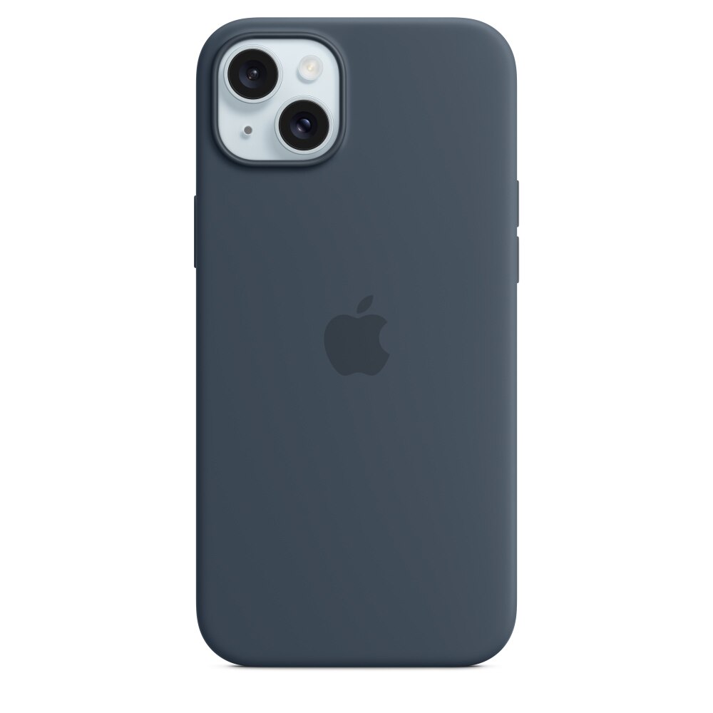 Fotografie Husa de protectie Apple Silicone Case with MagSafe pentru iPhone 15 Plus, Storm Blue