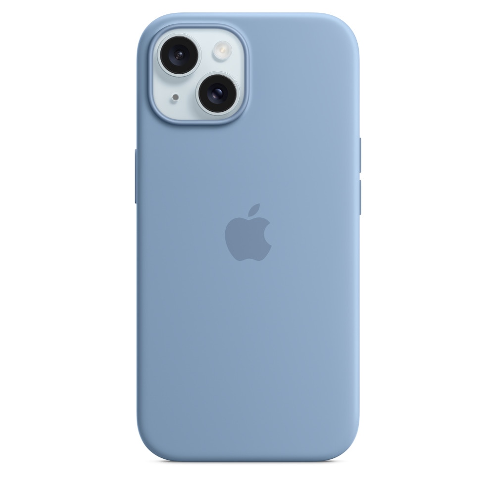 Fotografie Husa de protectie Apple Silicone Case with MagSafe pentru iPhone 15, Winter Blue
