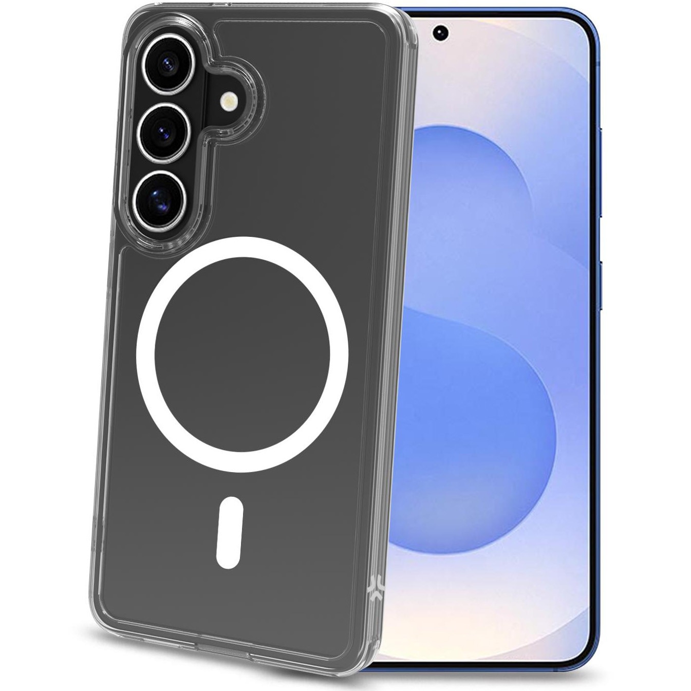 Fotografie Husa de protectie Celly din Silicon cu Magnet pentru Samsung Galaxy S26, Transparenta