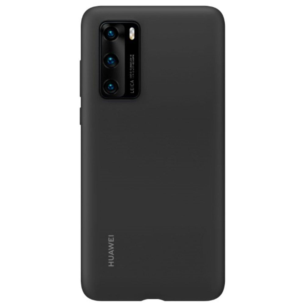 Fotografie Husa de protectie Huawei Silicone pentru P40, Black