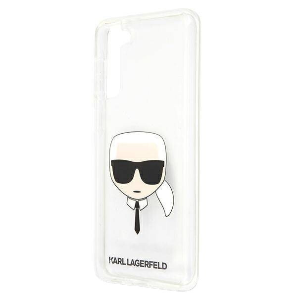 Fotografie Husa de protectie Karl Lagerfeld Head pentru Samsung Galaxy S21+ 5G, Transparent