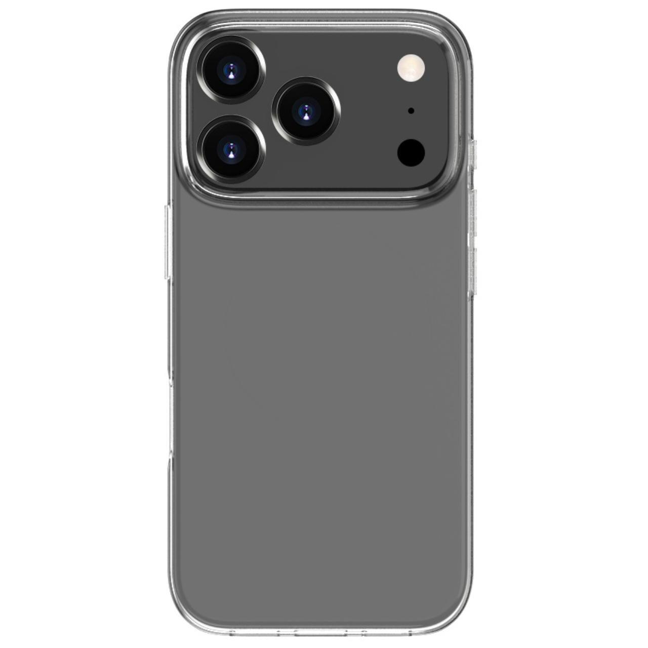 Fotografie Husa de protectie Lemontti din Silicon pentru iPhone 17 Pro, Transparent