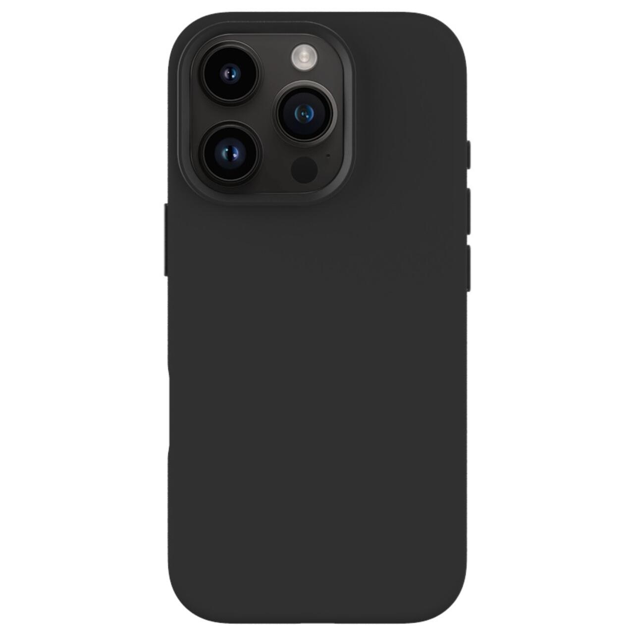 Fotografie Husa de protectie Lemontti Silicon MagSafe pentru iPhone 16 Pro Max Negru