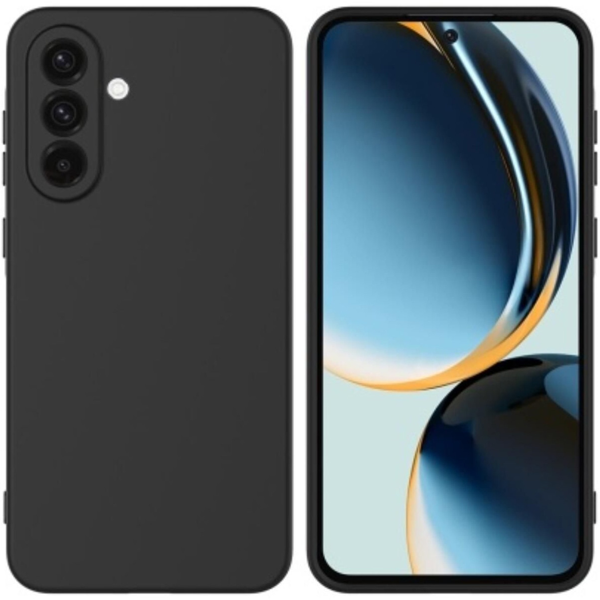 Fotografie Husa de protectie Lemontti Silicon Soft Slim pentru Samsung Galaxy A56 Negru