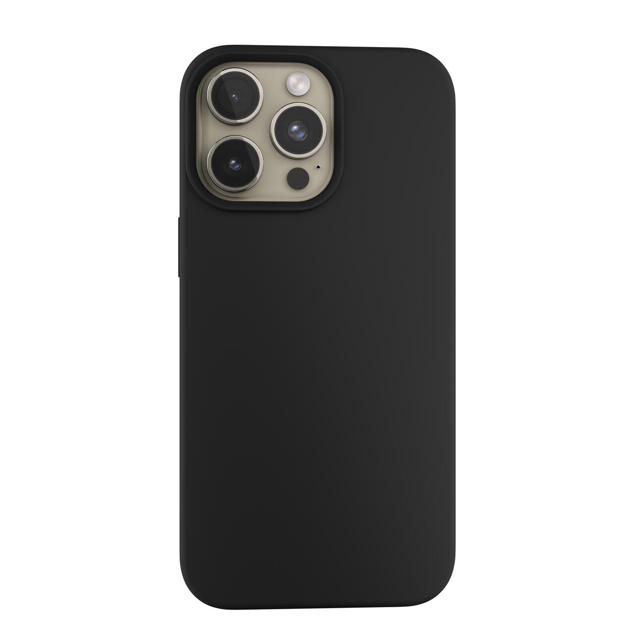 Fotografie Husa de protectie Next One Silicone Case pentru iPhone 15 Pro, MagSafe compatible, Black