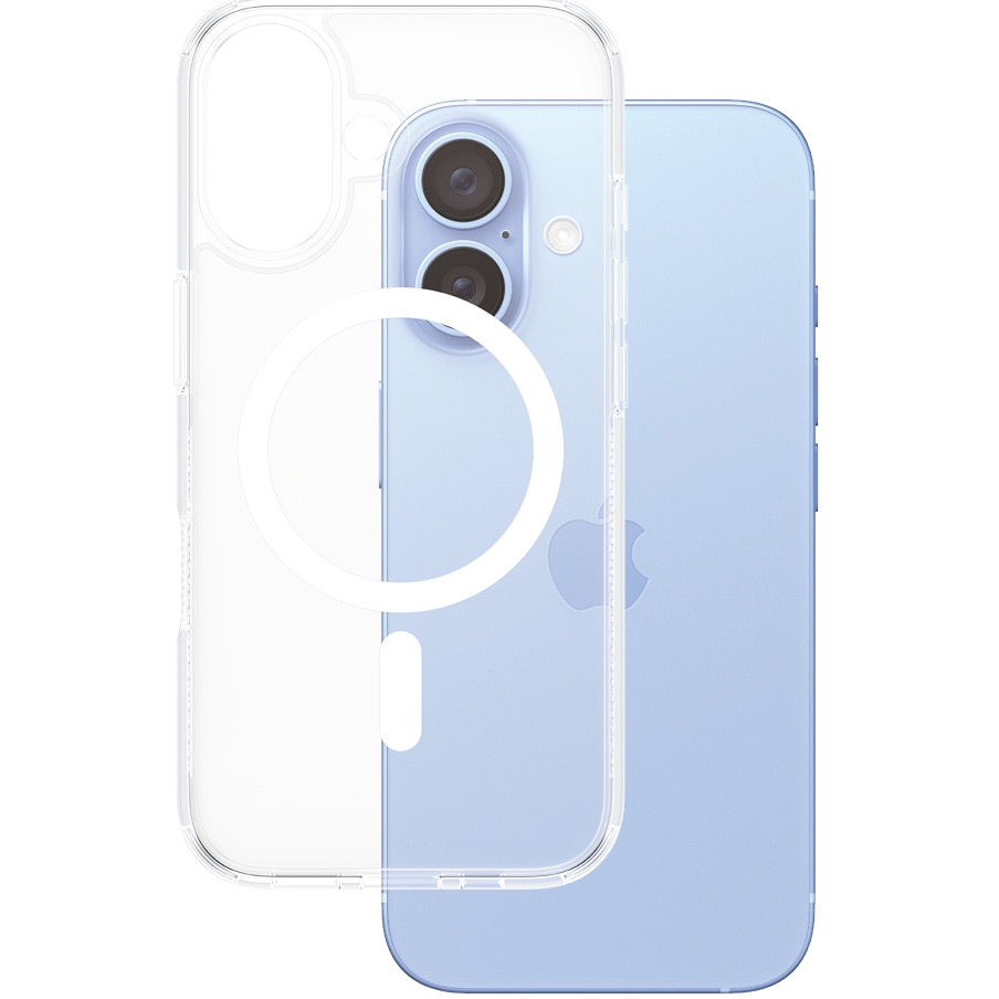 Fotografie Husa de protectie PanzerGlass MagSafe HardCase pentru iPhone 16, Alb