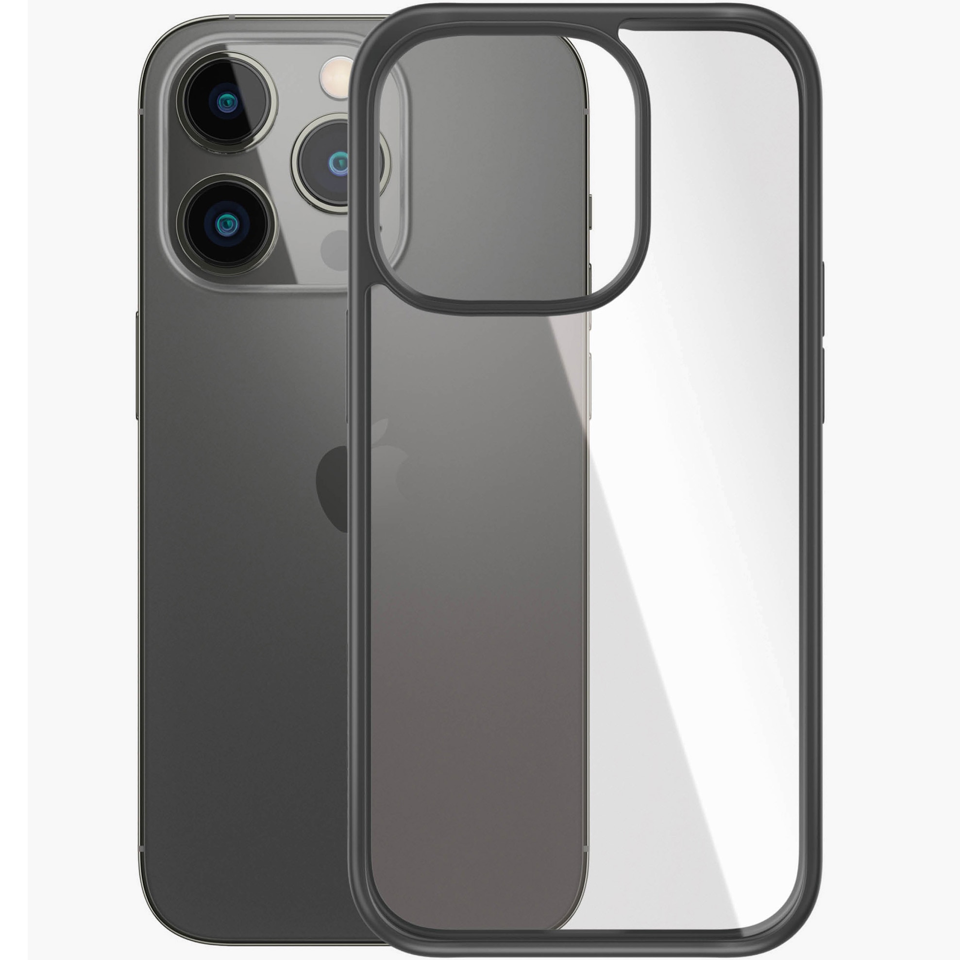Fotografie Husa de protectie PanzerGlass pentru Apple iPhone 14 Pro, rama Neagra