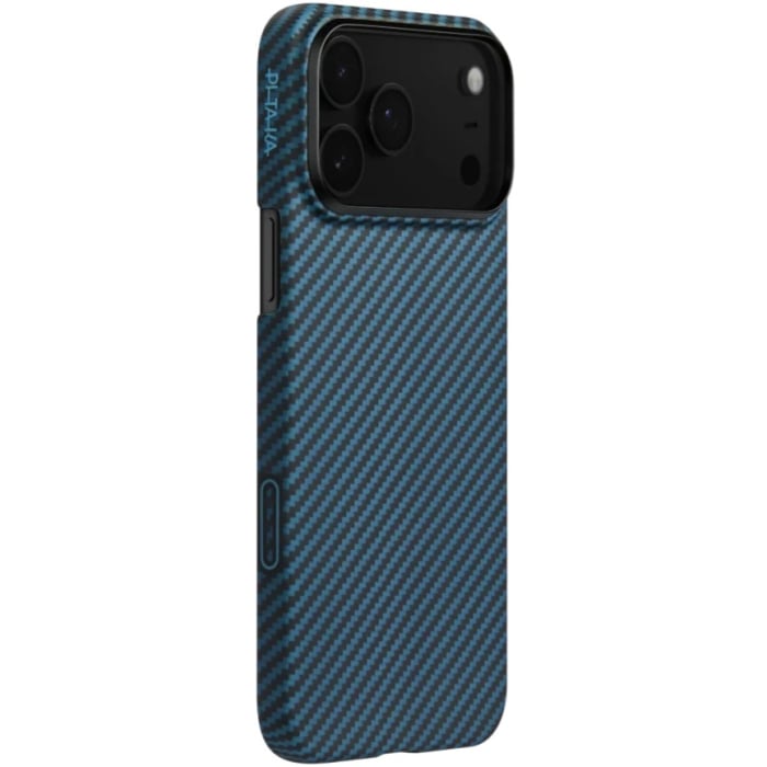 Fotografie Husa de protectie Pitaka iPhone 17 Pro Max MagEZ 7 1500D Ultra-Slim MagSafe Negru/Albastru
