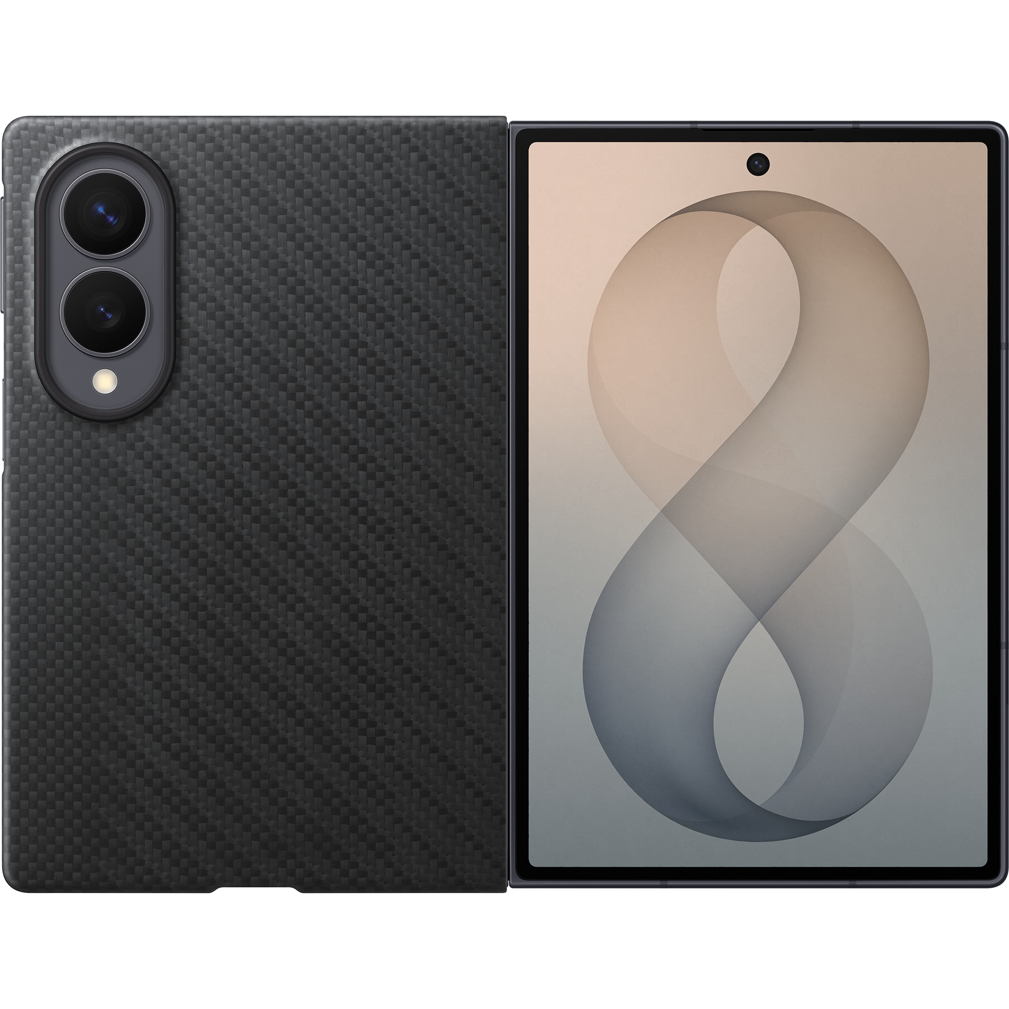 Fotografie Husa de protectie Samsung pentru Galaxy Fold8, Carbon Magnet, Black