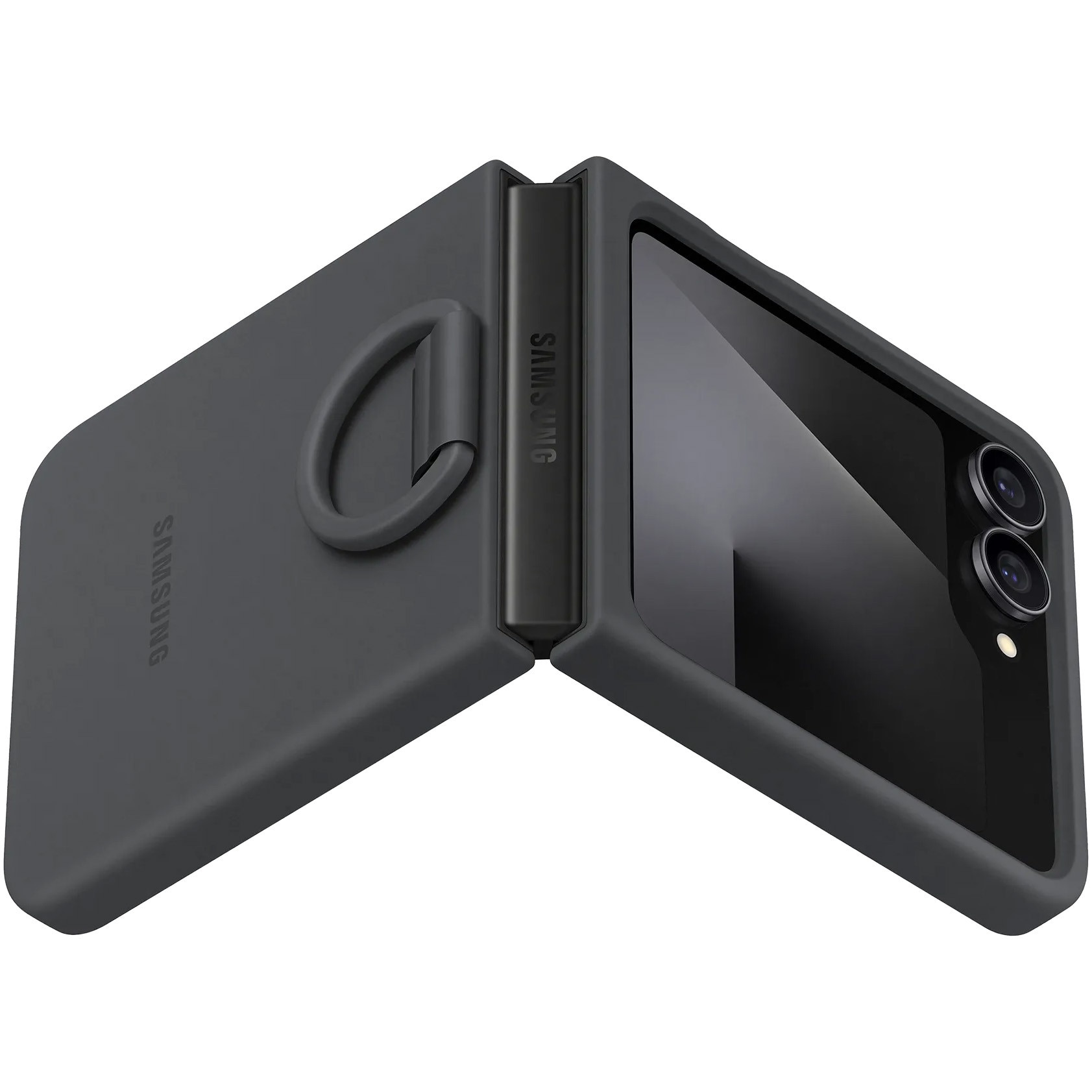 Fotografie Husa de protectie Samsung Silicone Case pentru Galaxy Z Flip7 FE | Z Flip6, Black