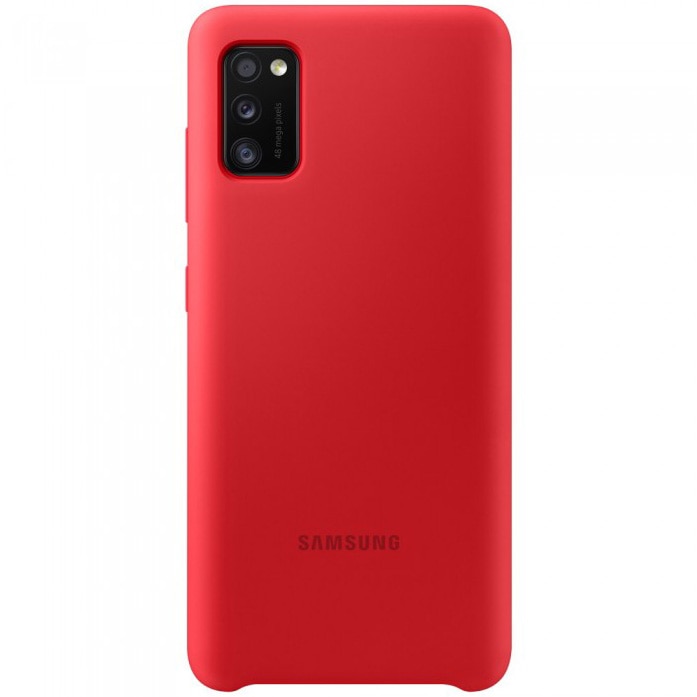 Fotografie Husa de protectie Samsung Silicone pentru Galaxy A41 (2020), Red