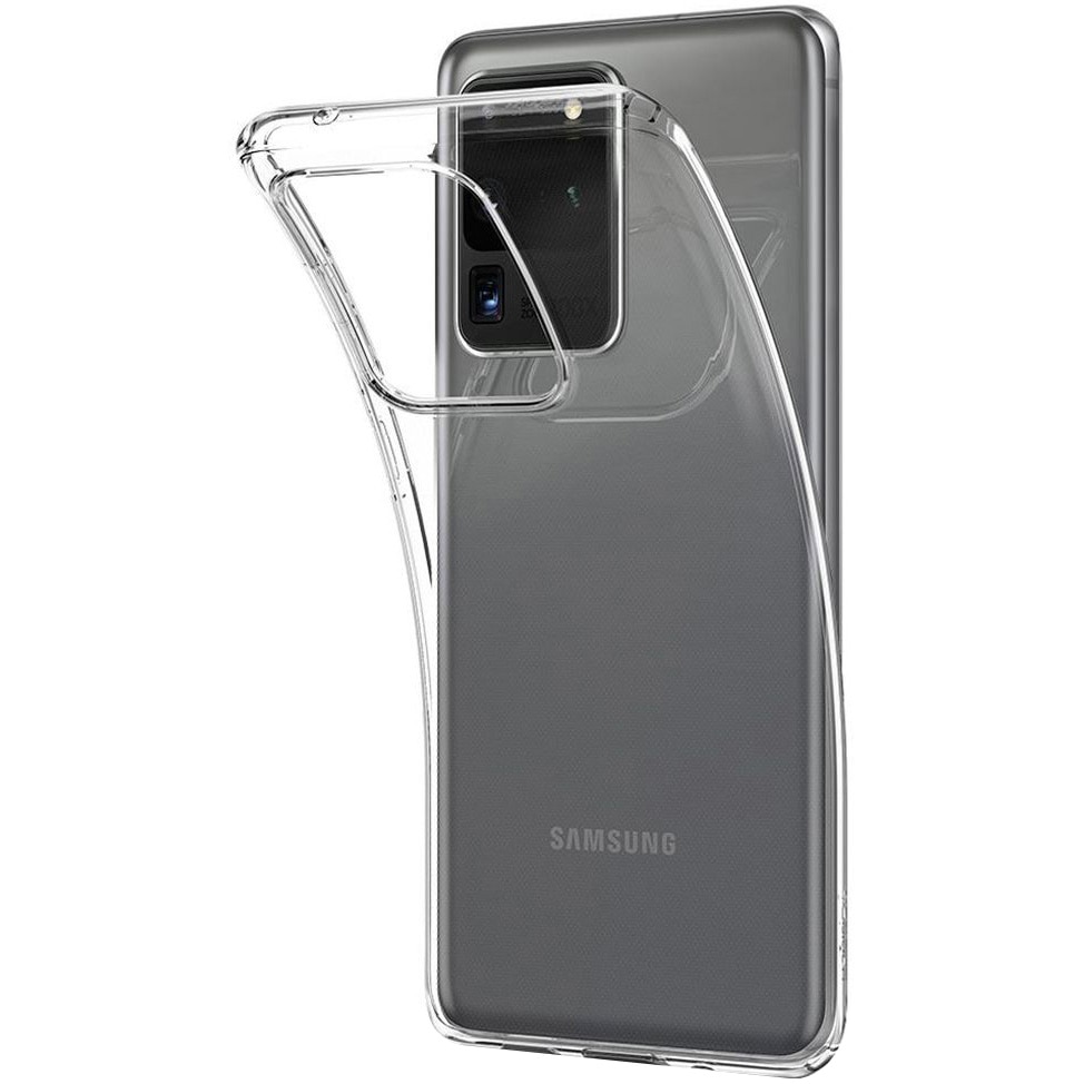 Fotografie Husa de protectie Spigen Crystal Flex pentru Samsung Galaxy S20 Ultra, Crystal Clear