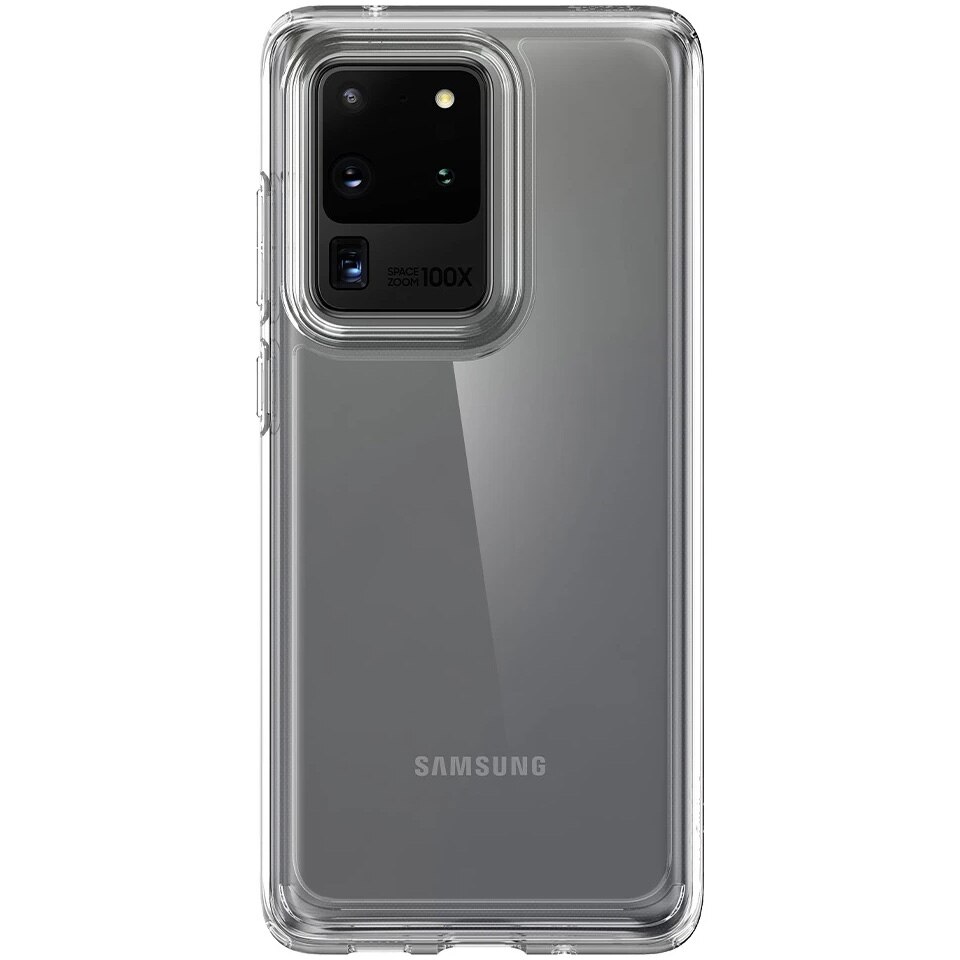 Fotografie Husa de protectie Spigen Ultra Hybrid pentru Samsung Galaxy S20 Ultra, Crystal Clear