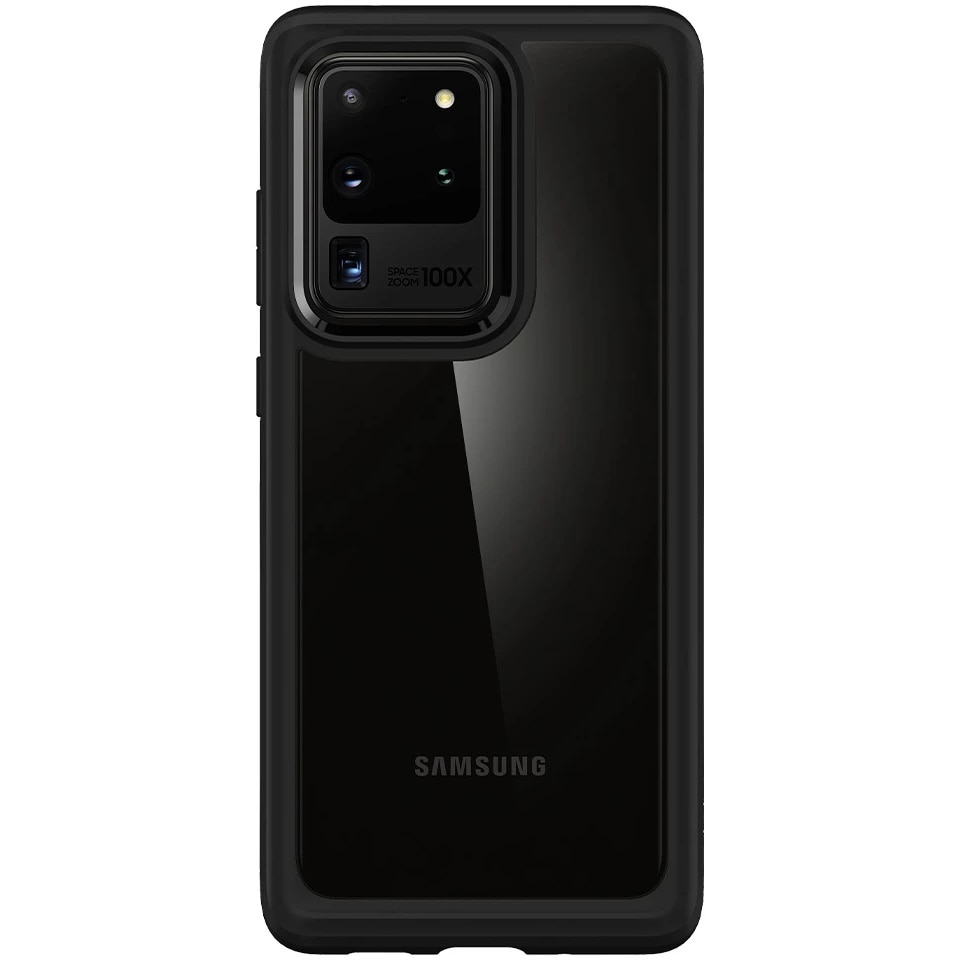 Fotografie Husa de protectie Spigen Ultra Hybrid pentru Samsung Galaxy S20 Ultra, Crystal Matte Black