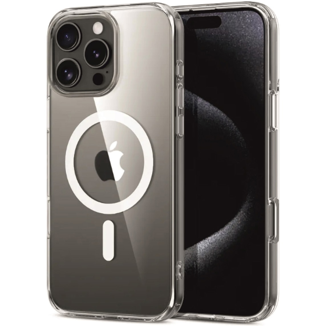 Fotografie Husa de protectie Swissten Clear Jelly MagStick pentru iPhone 16 Pro, Transparent