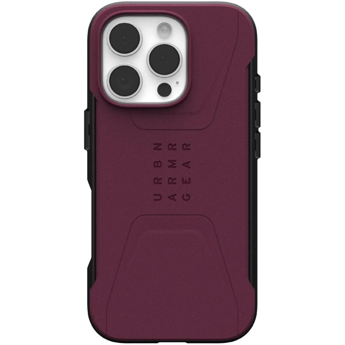 Fotografie Husa de protectie UAG Civilian Magsafe pentru iPhone 16 Pro, Bordeaux