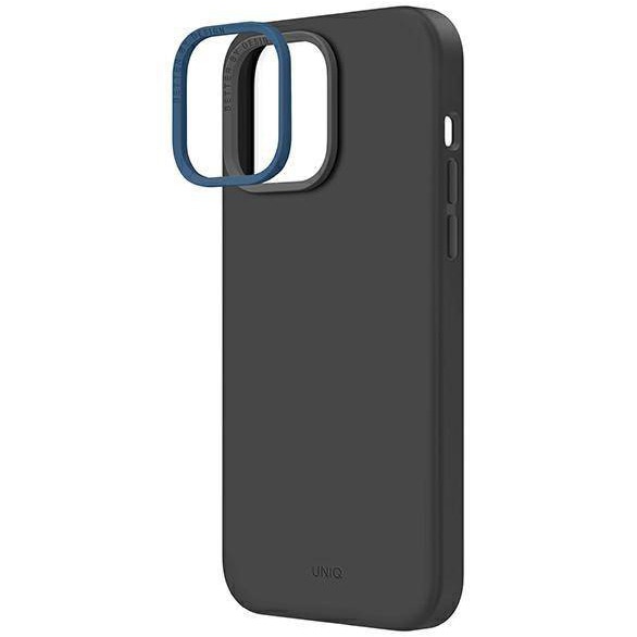 Fotografie Husa de protectie UNIQ Lino Hue Magclick pentru iPhone 14 Pro, Charcoal Grey