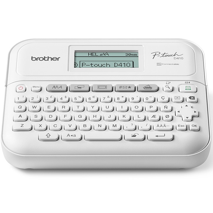 Fotografie Imprimanta etichete model PT-D410VP, Brother, 1080 dpi, USB, Alb