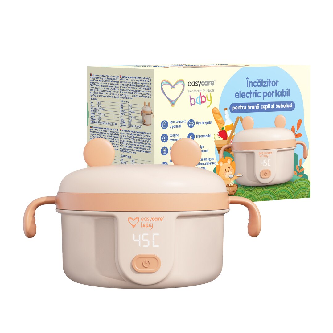 Fotografie Incalzitor electric portabil pentru hrana copii si bebelusi Easycare Baby