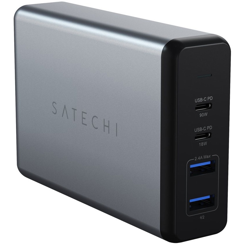 Fotografie Incarcator laptop Satechi TYPE-C MultiPort Travel Charge, 108W, Space Gray