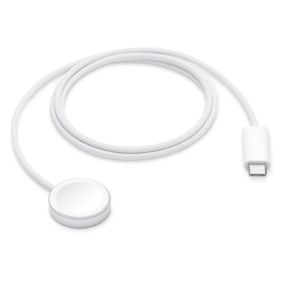 Fotografie Incarcator rapid magnetic, Apple, Apple Watch, USB-C, 1 m, Alb