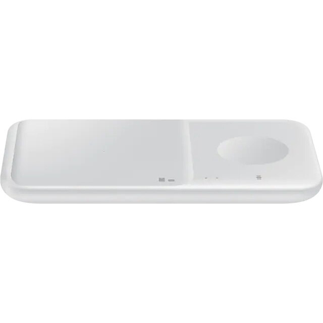 Fotografie Incarcator wireless Samsung Duo, cu incarcator, White