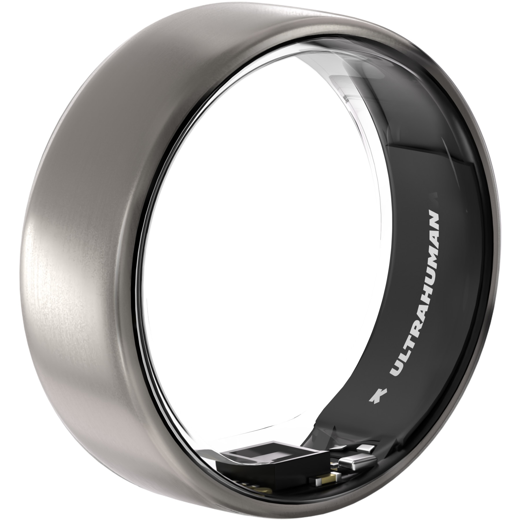 Fotografie Inel inteligent monitorizare sanatate Ultrahuman Ring Air, Marimea 11, Natural Titanium