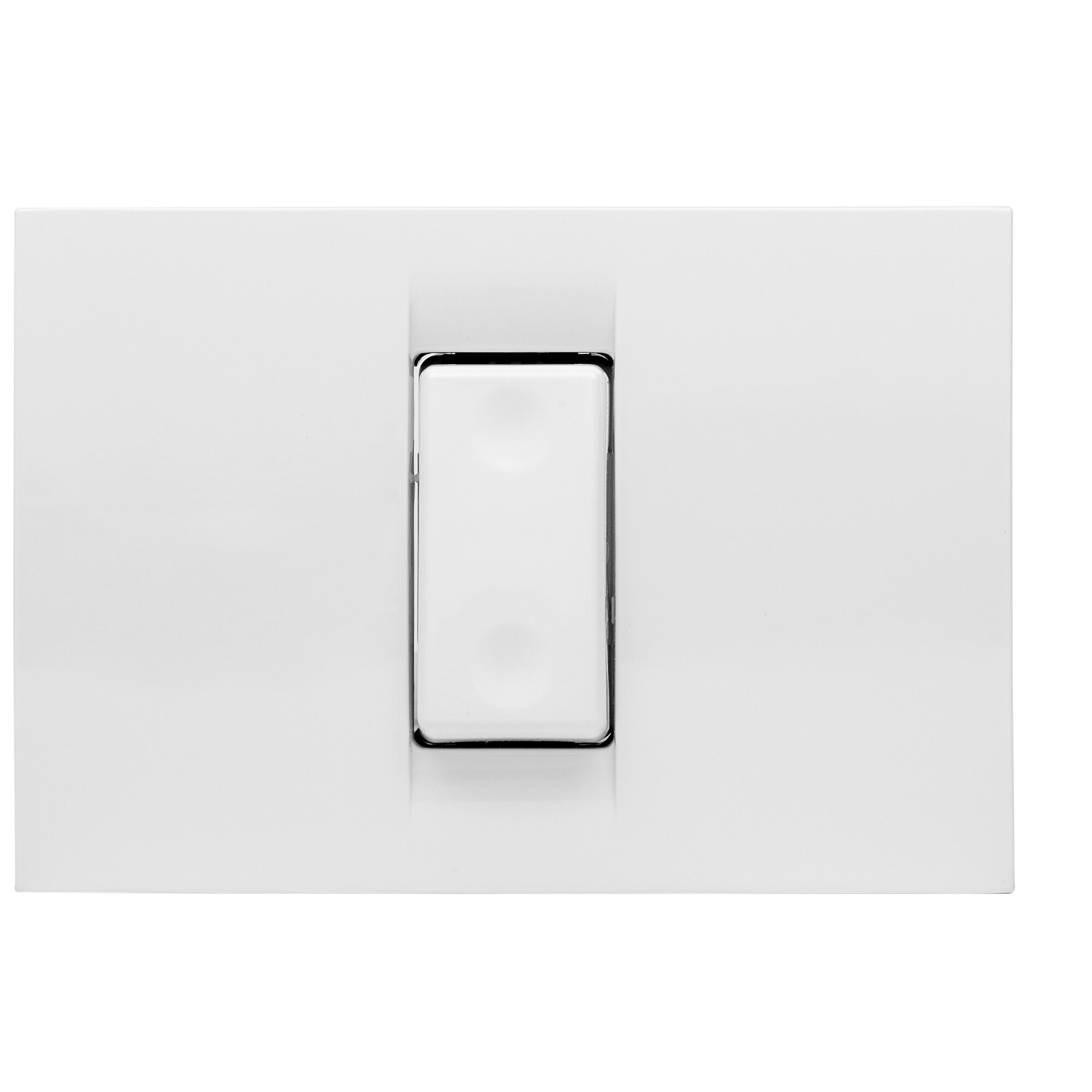 Fotografie Intrerupator simplu Gewiss 1M, pentru doza 3M, 16A, plastic, Alb