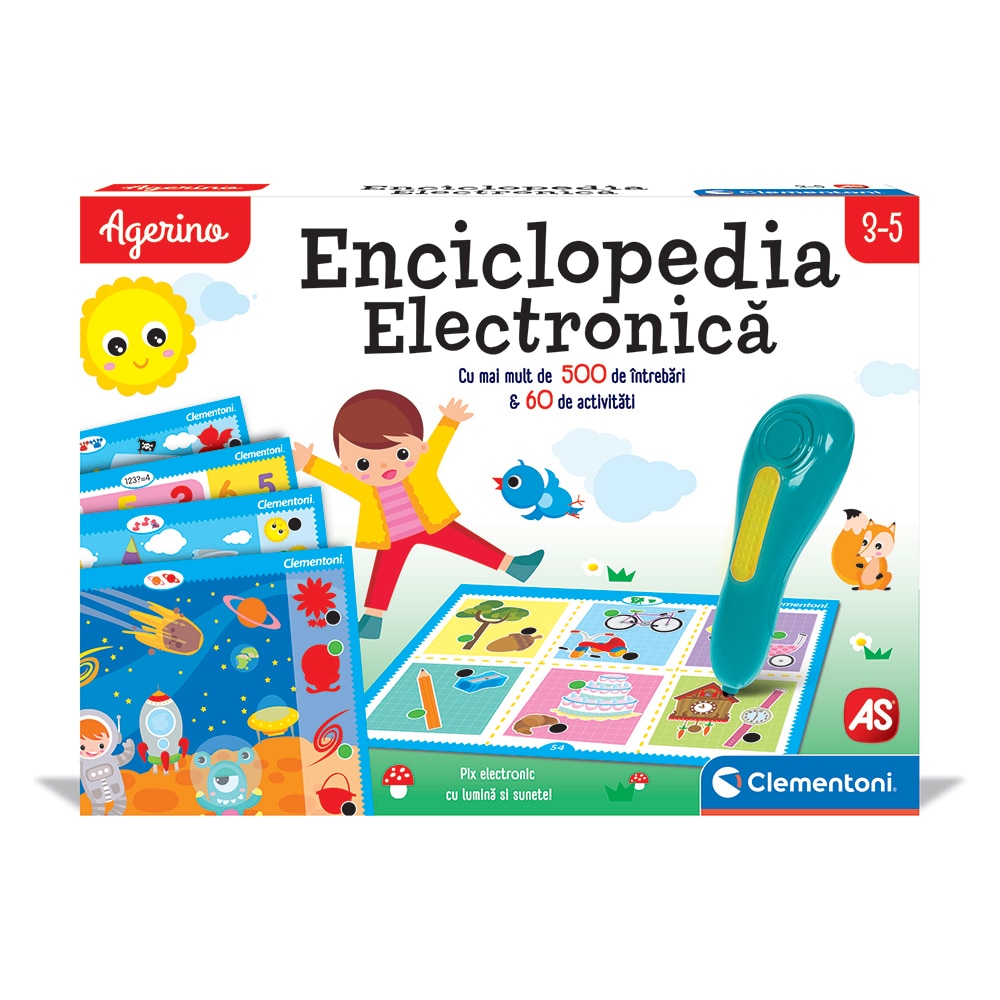 Fotografie Joc Clementoni Agerino, Enciclopedia electronica, 3-5 ani