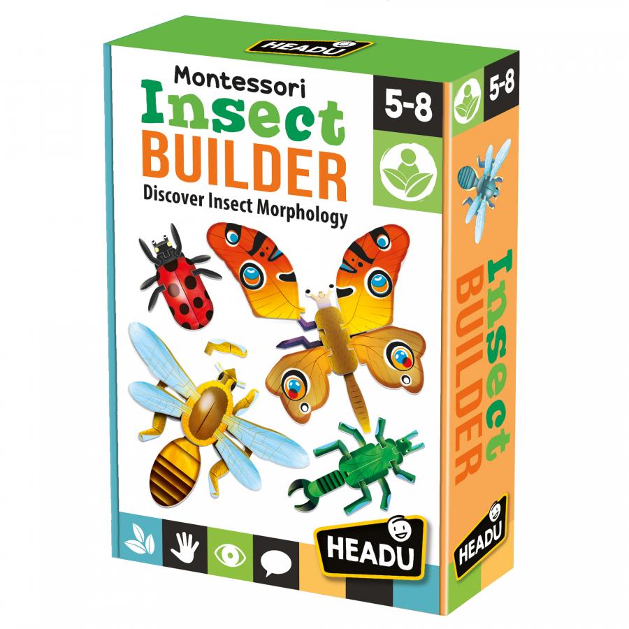 Fotografie Joc educativ Headu Montessori - Construieste o insecta