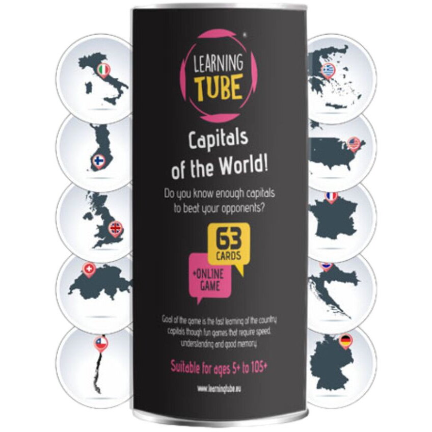 Fotografie Joc educativ Learning Tube® - Capitalele lumii