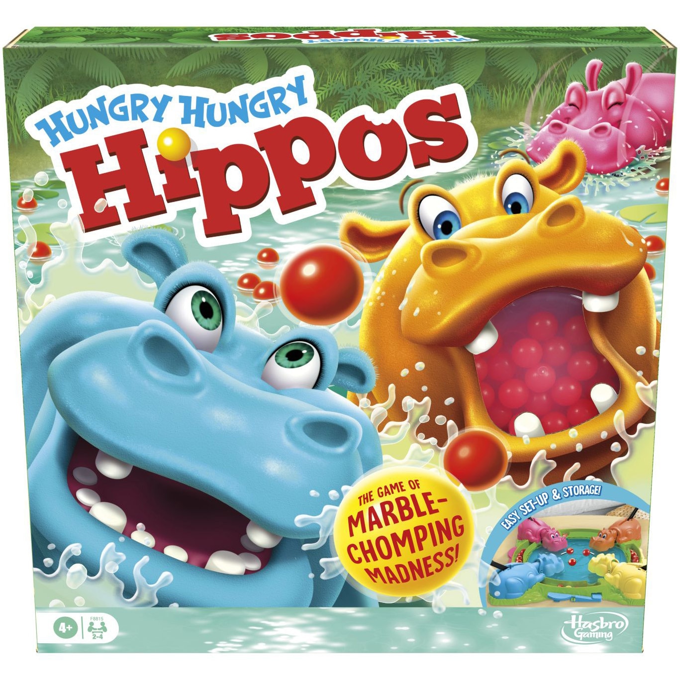 Fotografie Joc Grab & Go - Hungry Hippos, 2-4 jucatori, +4 ani, lb. engleza