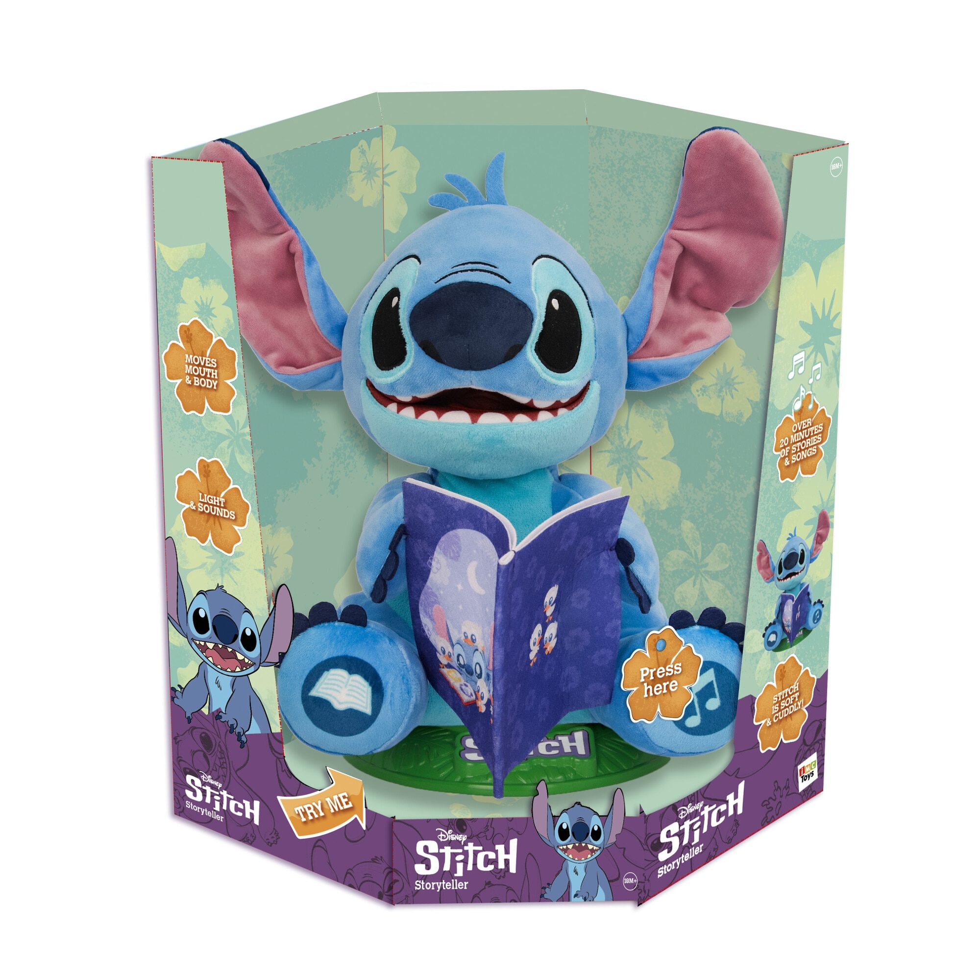 Fotografie Jucarie de plus interactiva Disney Lilo & Stitch - Povestitorul Stitch