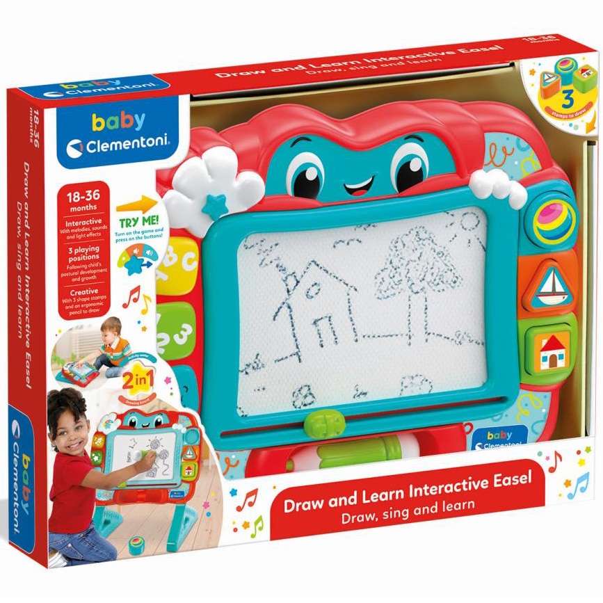 Fotografie Jucarie interactiva Baby Clementoni - Tablita de desenat, cu lumini si sunete