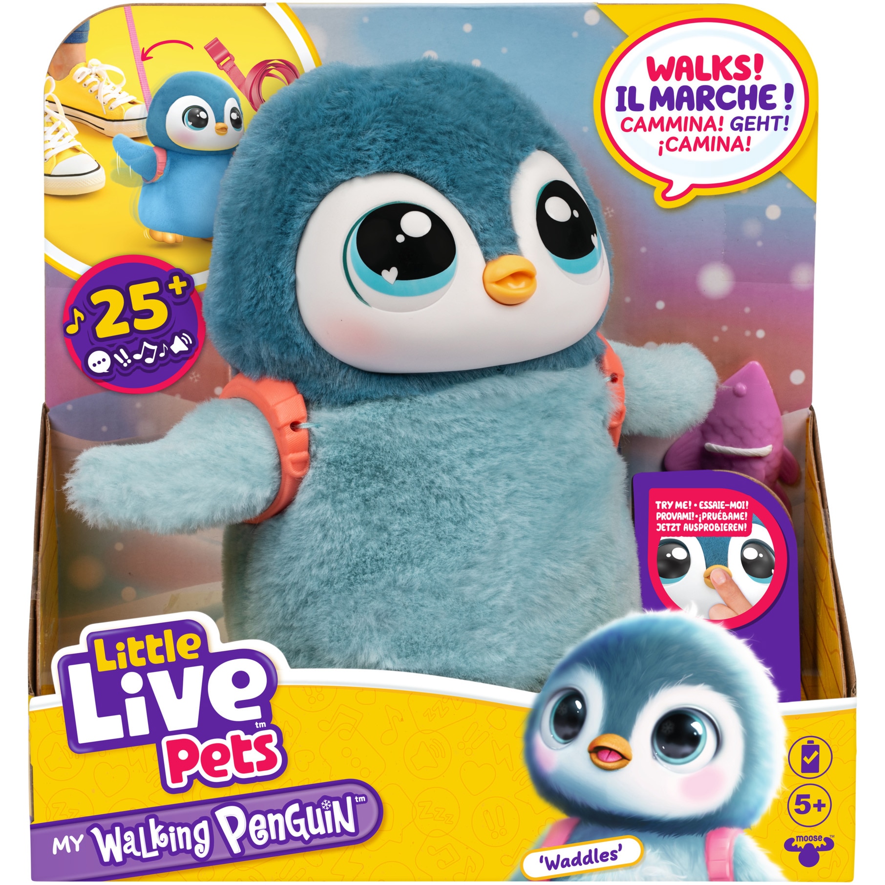 Fotografie Jucarie interactiva Little Live Pets - My Pet, Pinguinul Waddles