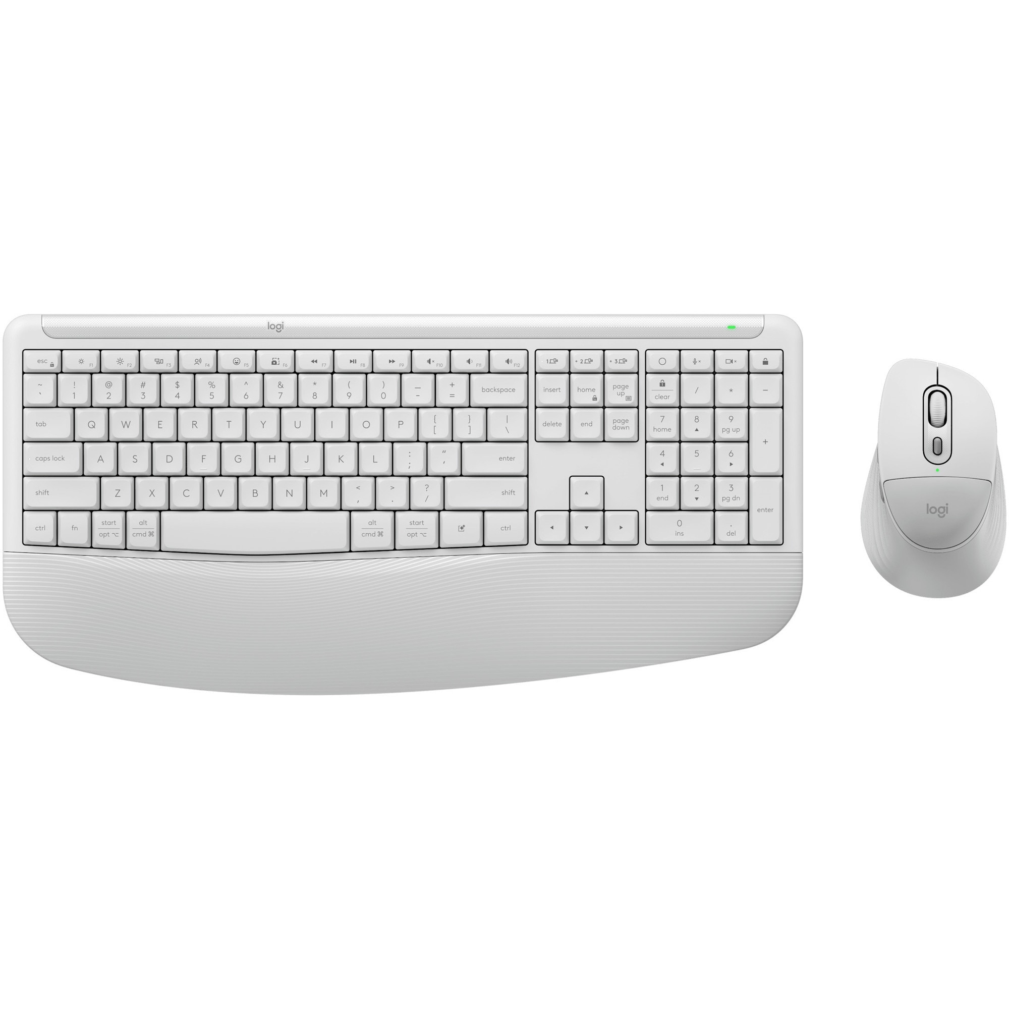 Fotografie Kit Logitech Wireless Signature Comfort Plus MK880, Alb