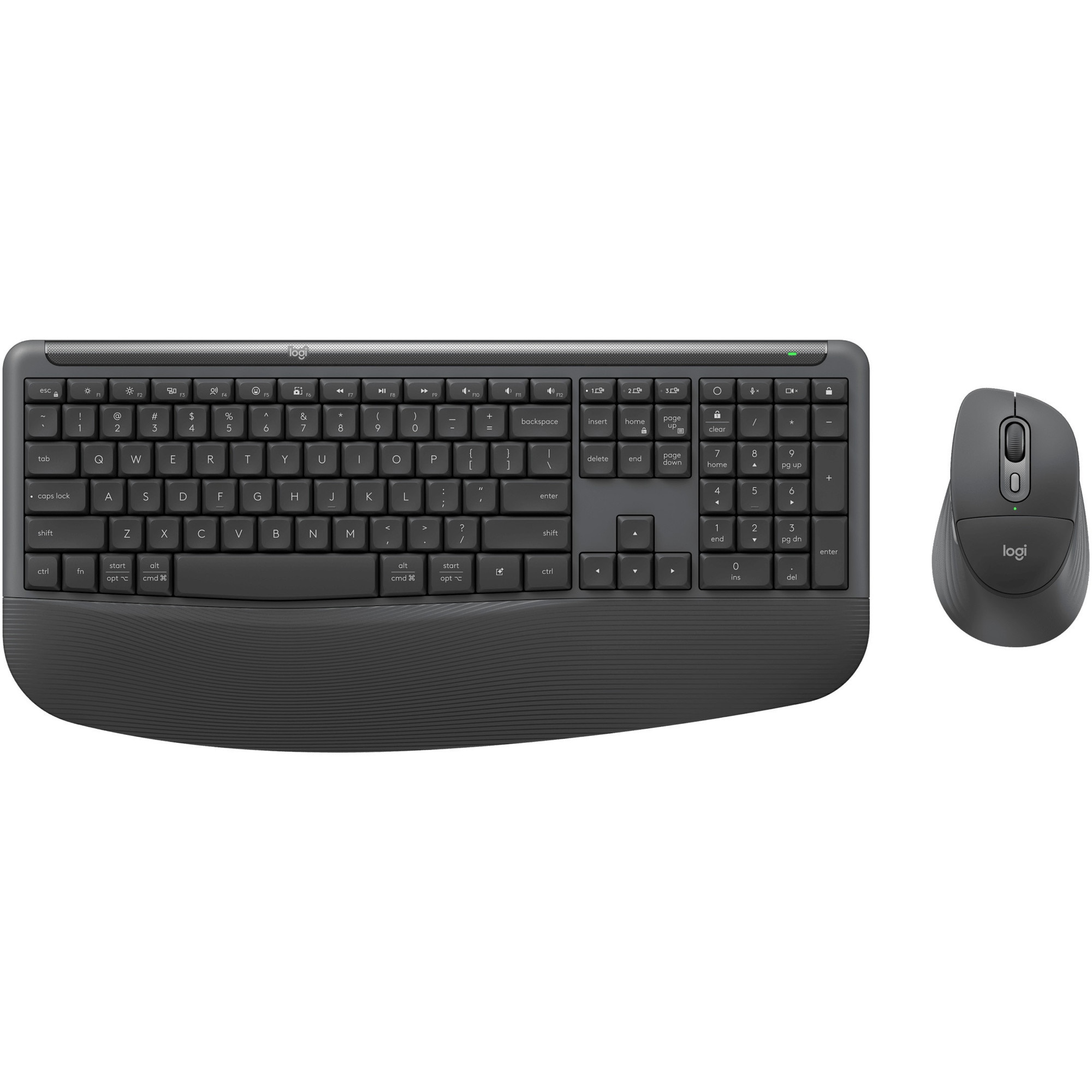 Fotografie Kit Logitech Wireless Signature Comfort Plus MK880, Negru
