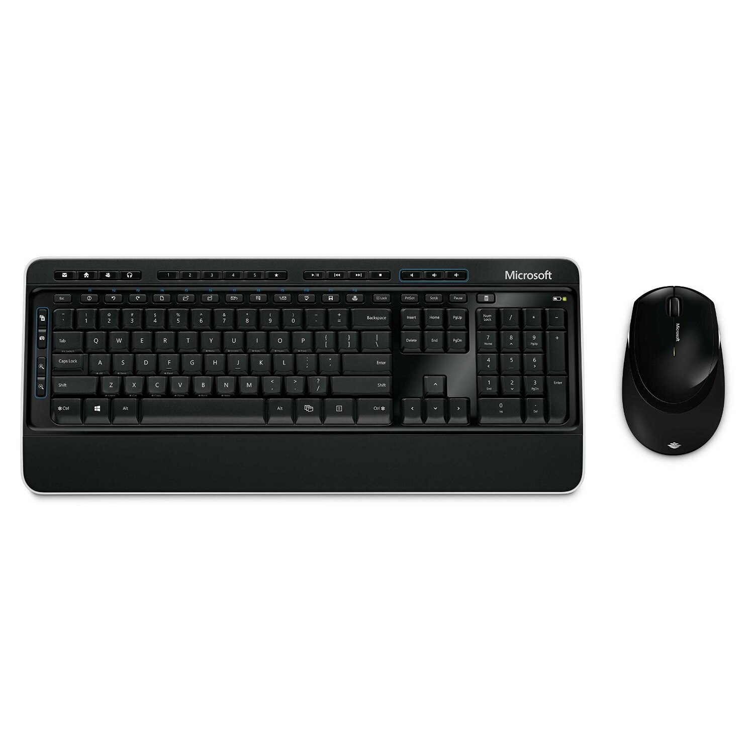 Fotografie Kit Tastatura + Mouse Microsoft Desktop 3050, Wireless, Negru