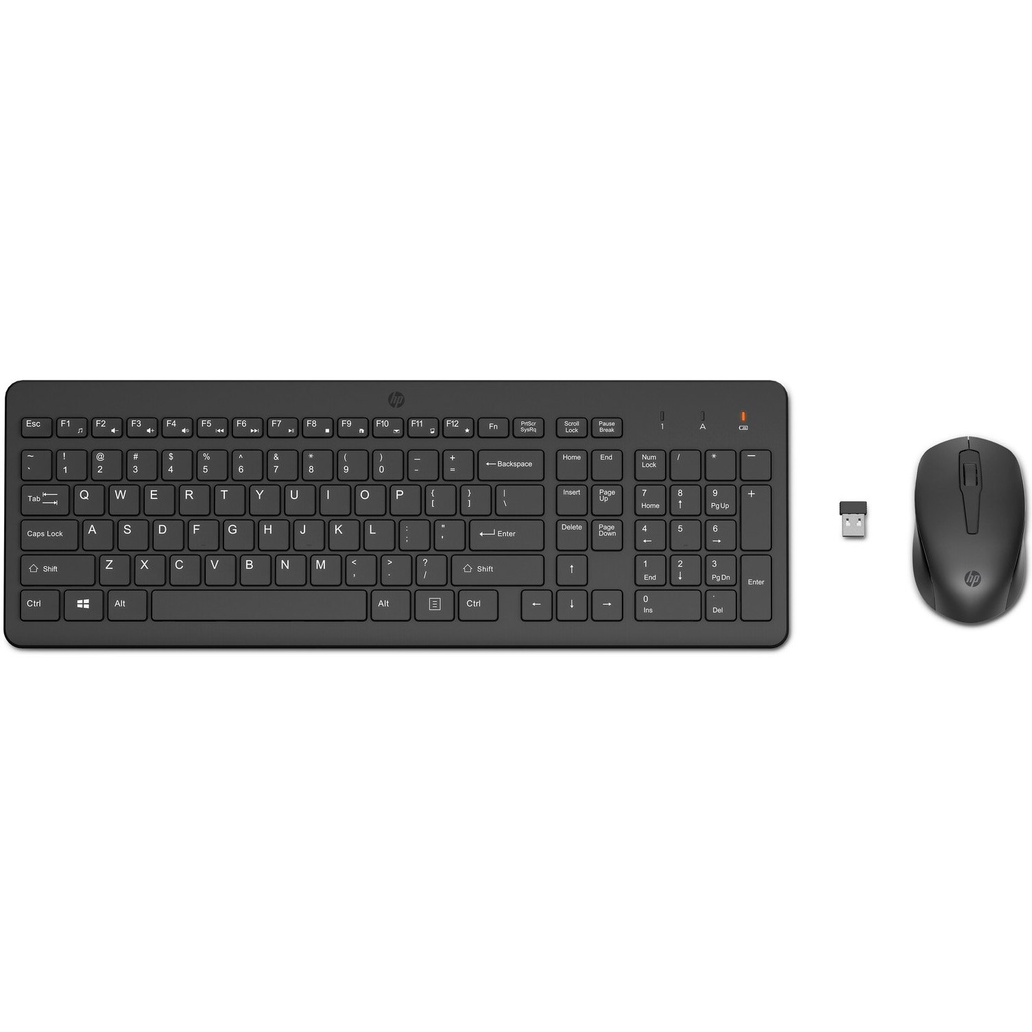 Fotografie Kit tastatura + mouse wireless HP 330, Negru